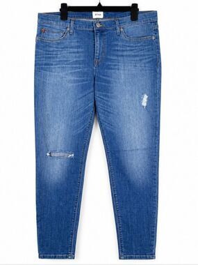 Hudson Jeans Women's Skinny Size 32 Cotton Blend Distressed